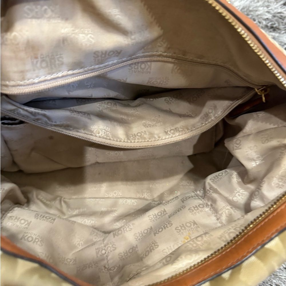 Michael Kors ginger signature duffel bag